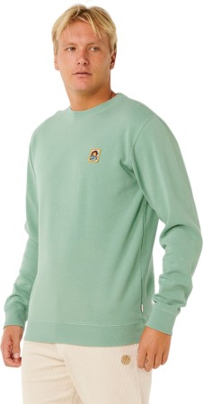 PACIFIC RINSE PATCH CREW Sweater 2026 aloe 