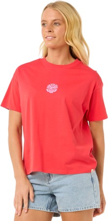 ICONS OF SURF RELAXED T-Shirt 2025 hibiscus red 