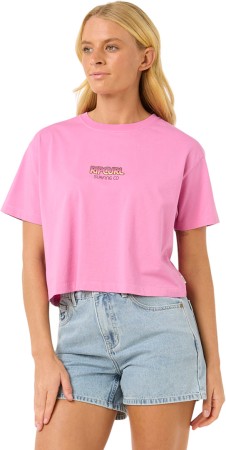 SUN SEA CROP T-Shirt 2025 pink 