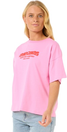 SURF PUFF RELAXED T-Shirt 2025 pink 