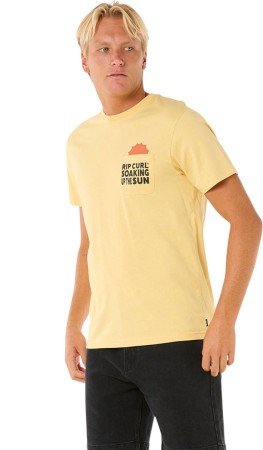 SUN SOAKER POCKET T-Shirt 2025 straw 
