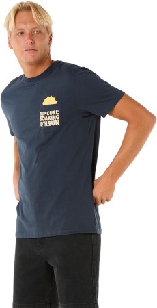 SUN SOAKER POCKET T-Shirt 2025 dark navy 