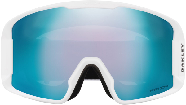 LINE MINER L Schneebrille 2025 matte white/prizm snow sapphire irid 