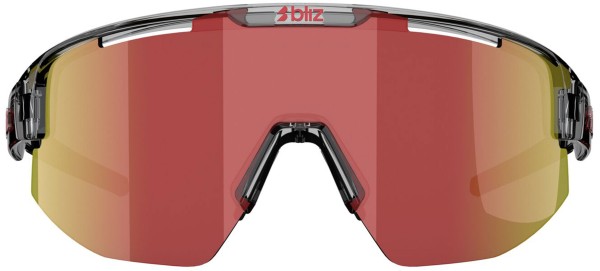 MATRIX Sonnenbrille 2026 transparent dark grey/red 