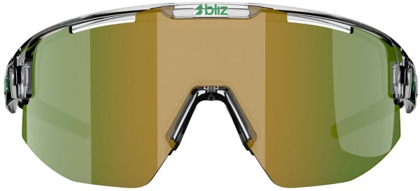 MATRIX Sonnenbrille 2026 transparent white/green 