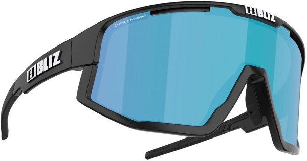FUSION Sonnenbrille 2024 matt black /photochromic brown blue multi 