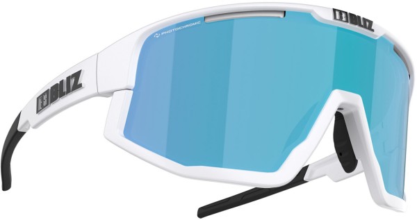 FUSION Sonnenbrille 2024 matt white/photochromic brown blue multi 