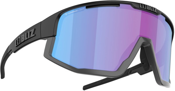FUSION Sonnenbrille 2024 matt black/violet blue multi 