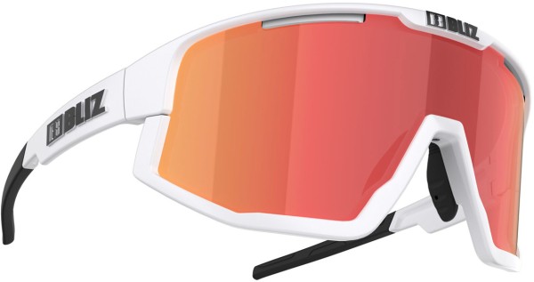 FUSION Sunglasses 2025 matt white/smoke red multi 