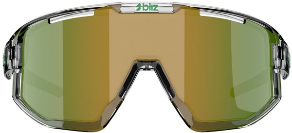 FUSION Sonnenbrille 2026 transparent white/green 