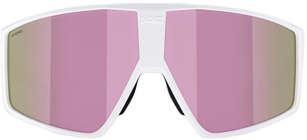 P002 Sonnenbrille 2025 matte white/brown pink 