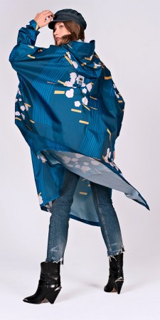 JAPANESE BLOSSOM Regenponcho 