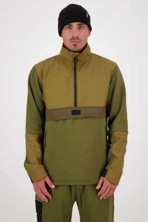 DECADE MERINO FLEECE Pullover 2024 forest floor 
