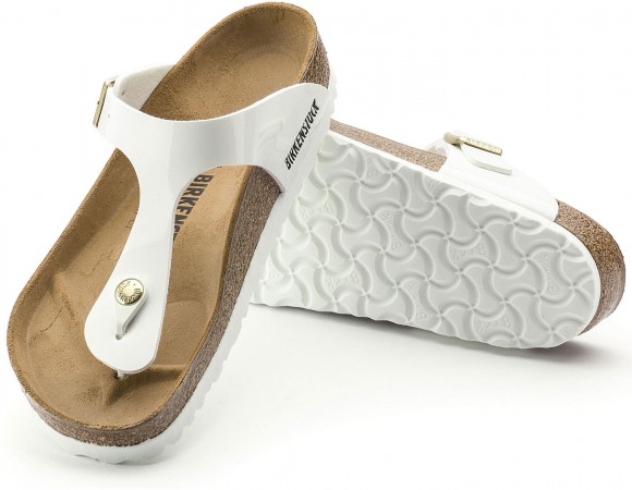 GIZEH Sandale 2020 white polish/white sole 