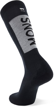 ATLAS SNOW MERINO Socken 2025 black 