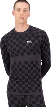 ASCENDER MERINO Longsleeve 2026 forged iron/black 