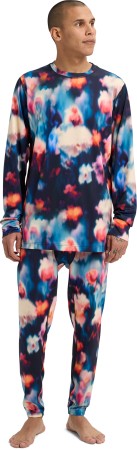 MIDWEIGHT CREW Top 2026 floral blur 