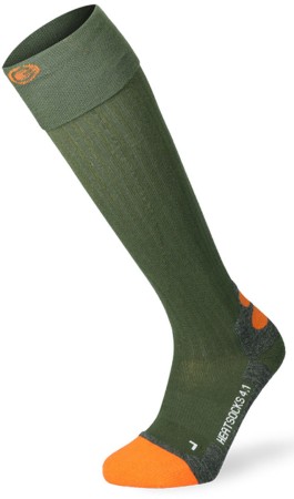 HEAT 4.1 Socks 2026 green/orange incl. LITHIUM RCB 2000 Pack 