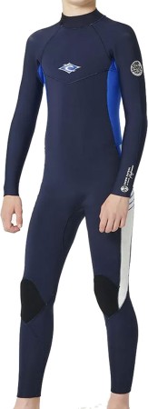 JUNIOR DAWN PATROL 4/3 BACK ZIP Full Suit 2024 navy 