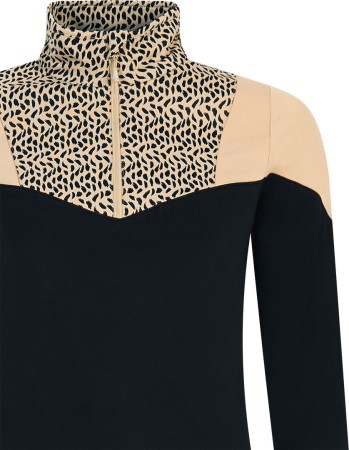 PRTJELISA 1/4 ZIP Fleece 2026 true black 