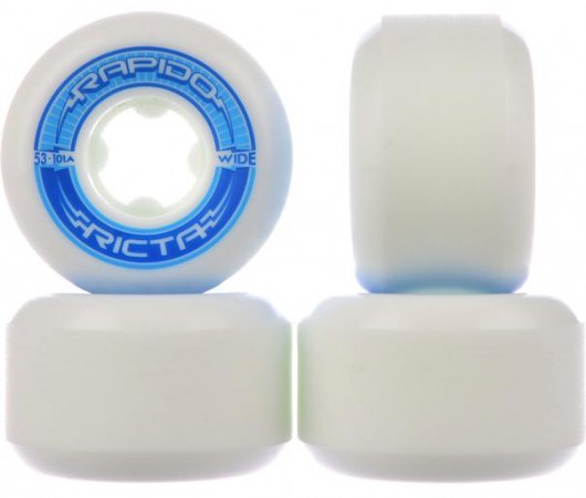 RAPIDO WIDE 53mm 4 Pack Wheels white 