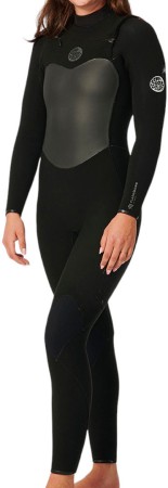 WOMENS FLASHBOMB 5/3 CHEST ZIP Full Suit 2025 black 