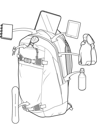 DAY HIKER 30L Rucksack 2026 jake blue 