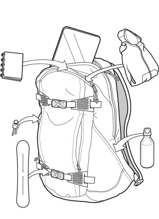 DAY HIKER 22L Backpack 2026 jake blue 