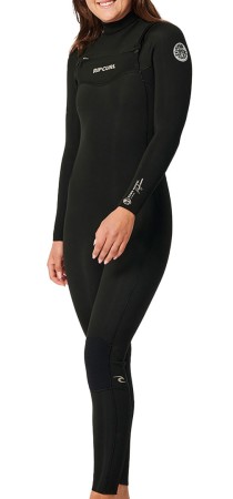 WOMENS DAWN PATROL PERFORMANCE 5/3 CHEST ZIP Full Suit 2025 black 