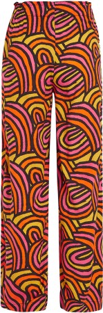 MALIA BEACH Hose 2024 orange rainbow stripe 