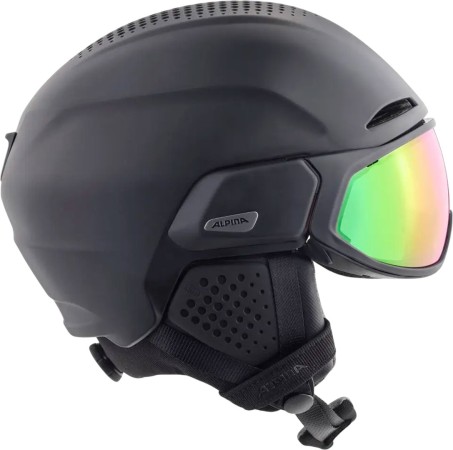 ALTO QV Helm 2026 black matt/cobalt green 