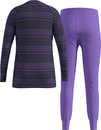 SET ACTIVE ECO WARM KIDS Longsleeve & Hose 2026 afterparty/black 