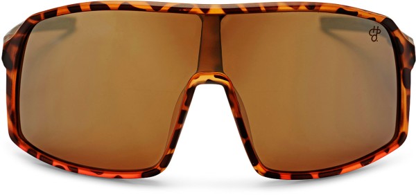 ERICA Sunglasses turtle brown/gold mirror polarized 