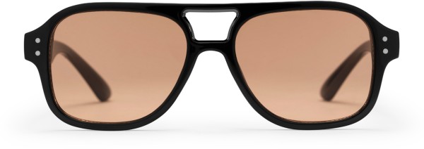 COCAS Sonnenbrille shiny black/light orange 