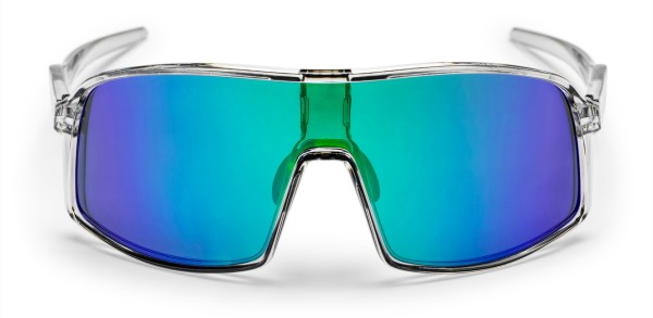HENKE Sunglasses grey/rainbow mirror polarized 