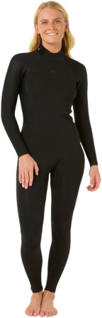 WOMENS DAWN PATROL 5/3 BACK ZIP Full Suit 2026 black 