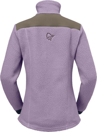 TROLLVEGGEN WARM3 WOMEN Zip Fleece 2026 purple sage 