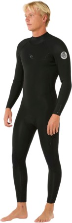 DAWN PATROL 4/3 BACK ZIP Full Suit 2026 black 