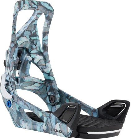 STEP ON WOMENS Bindung 2025 blue butterflies 