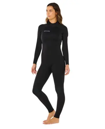 WOMENS TRAD 3/2 BACK ZIP Full Suit 2026 black 
