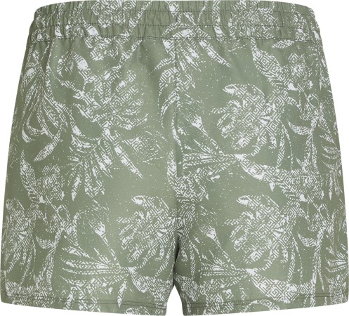 ESSENTIALS 12 PRINT Boardshort 2025 green textured jungle 