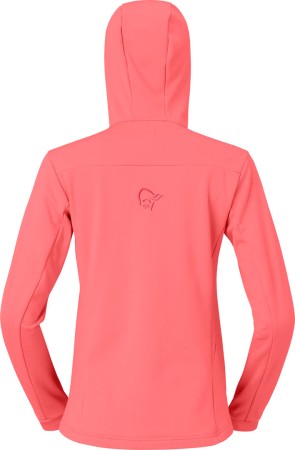 FALKETIND WARM2 STRETCH WOMEN Zip Fleece 2026 calypso coral/beluga 