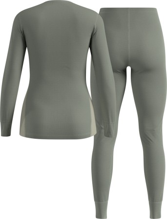 SET ACTIVE ECO WARM WOMEN Longsleeve & Hose 2026 shadow/agate grey 