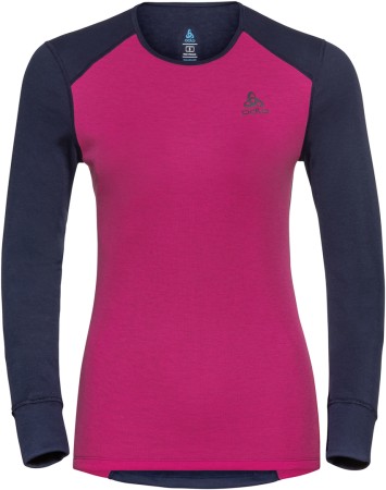 SET ACTIVE WARM ECO WOMEN Longsleeve & Hose 2024 dark sapphire/beetroot purple 