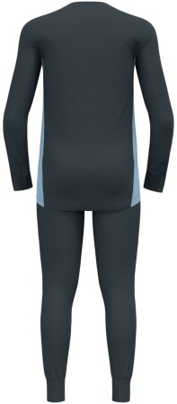 SET ACTIVE ECO WARM Longsleeve & Pants 2025 black/provincial blue 