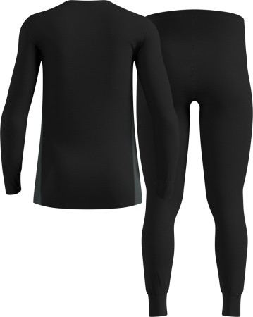 SET ACTIVE ECO WARM Longsleeve & Pants 2026 black/urban chic 