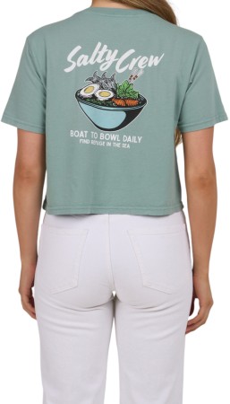 FISH BOWL CROP T-Shirt 2025 sage 