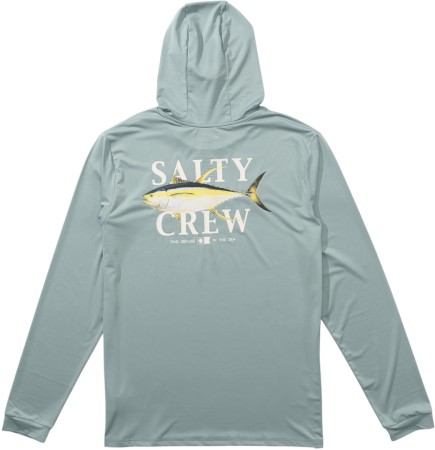 YELLOWFIN HOODED LS Lycra 2025 mackerel 
