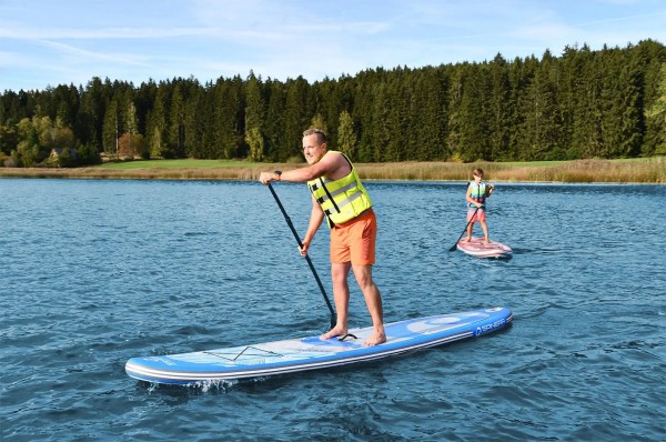 PROFESSIONAL 12,0 SUP 2024 blue incl. FIBERGLASS PERFORMANCE Paddle 