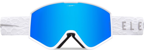 KLEVELAND.S Goggle 2024 matte white nuron/blue chrome 